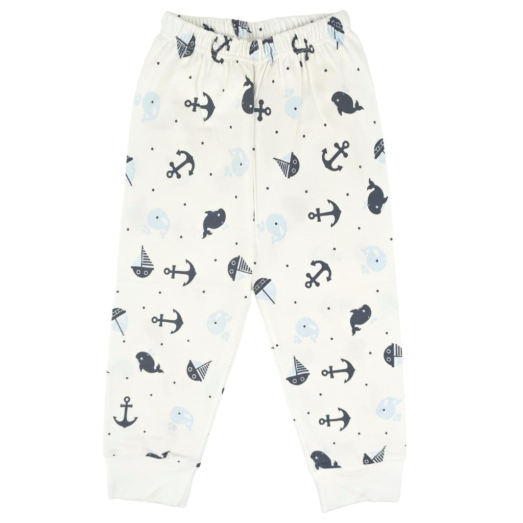 Pijama Bebe Niño - Algodon - Ballena Barco