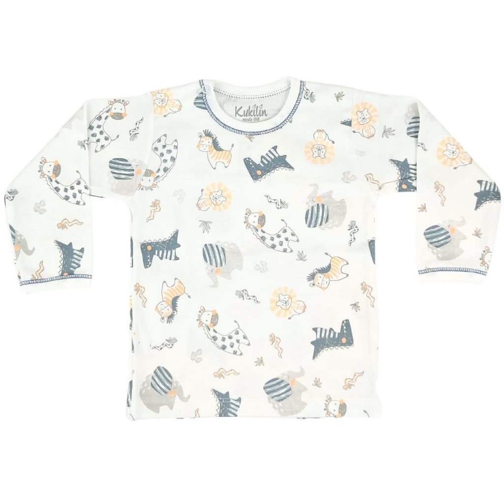 Pijama Bebe Niño - Algodon - Cebra Jirafa