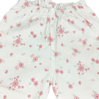 Pijama Bebe Niña - Algodon - Flores Rojas