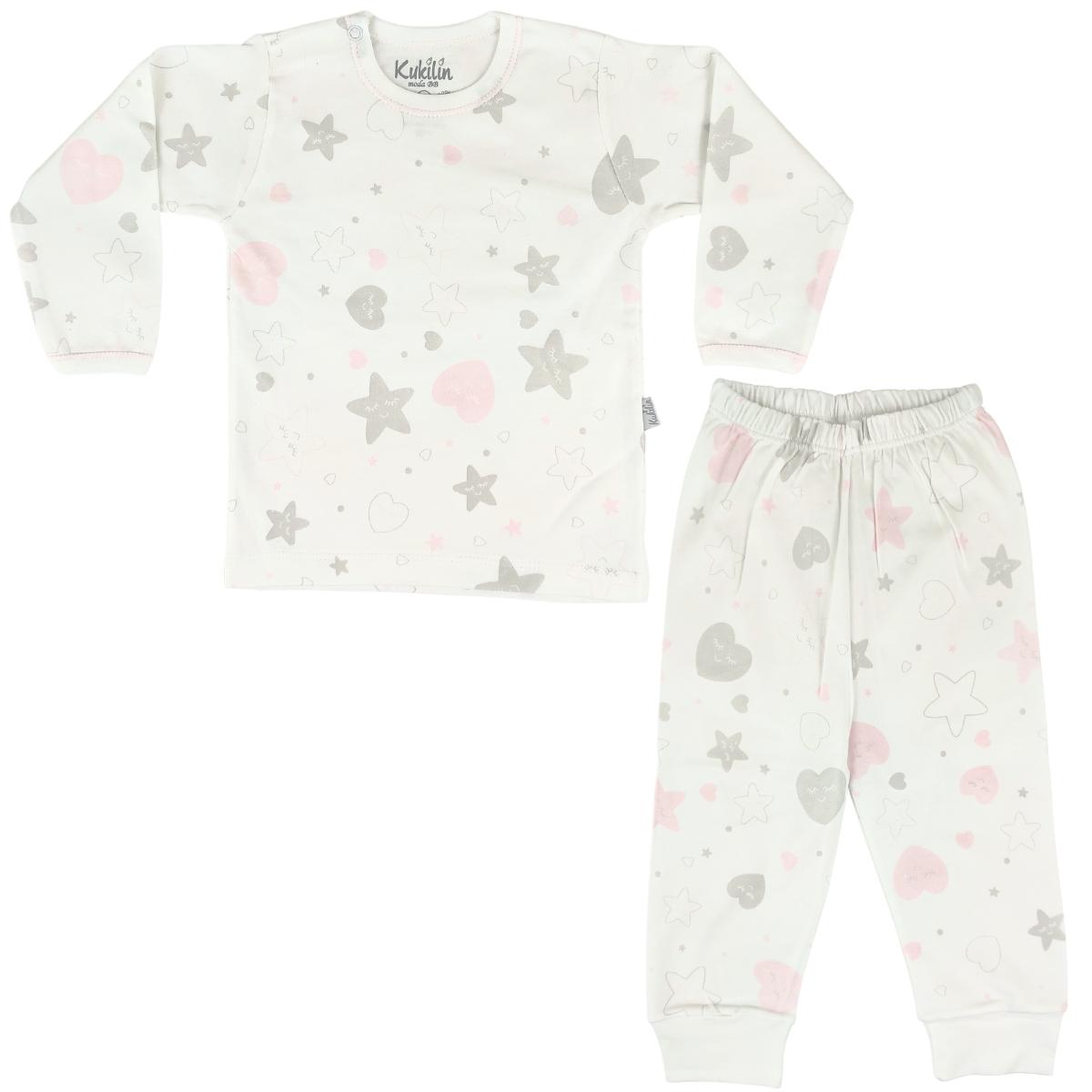 Pijama Bebe Niña - Algodon - Corazon y Estrella