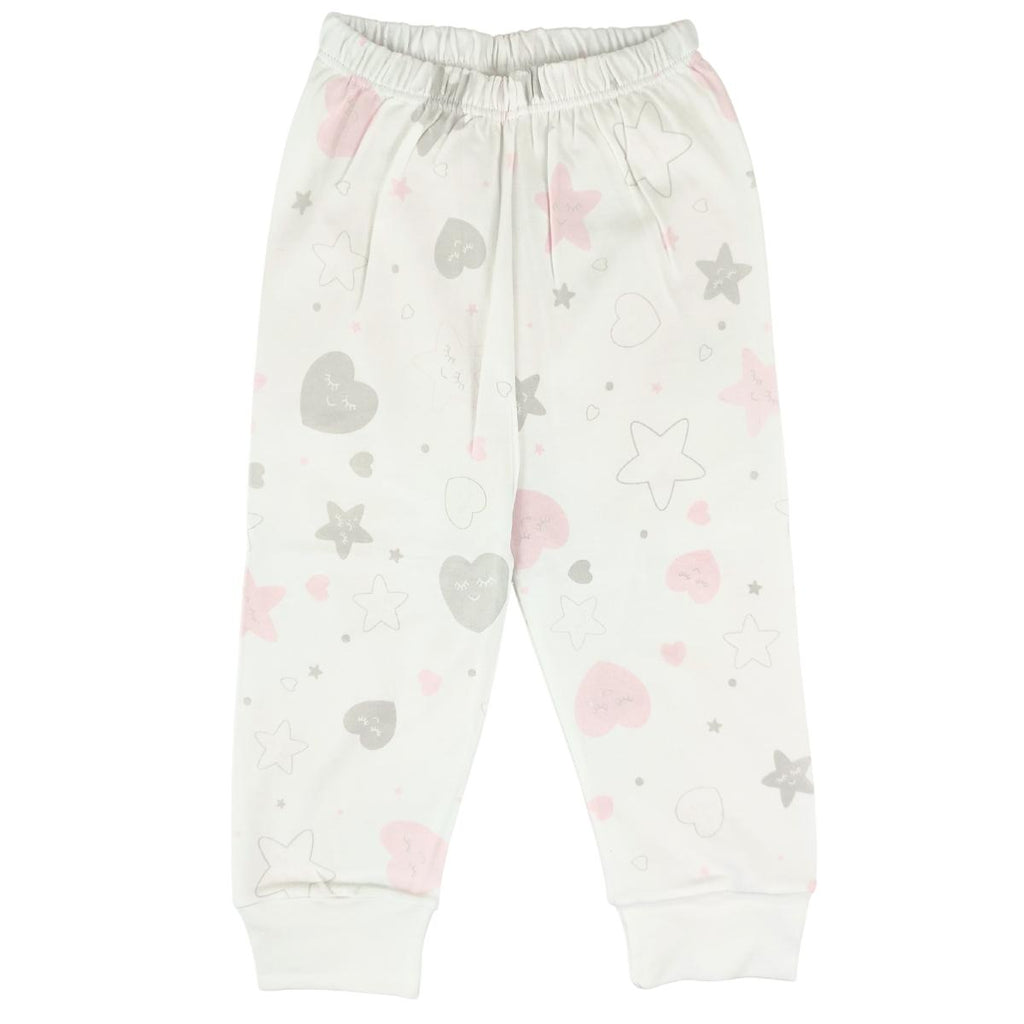 Pijama Bebe Niña - Algodon - Corazon y Estrella