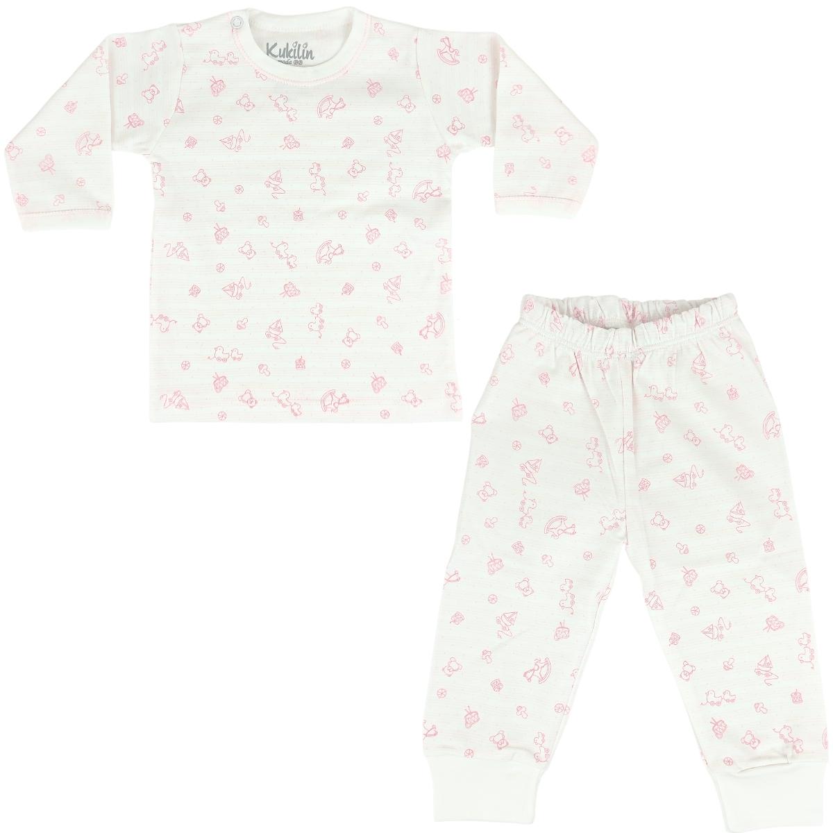 Pijama Bebe Niña - Algodon - Caballito y Patito