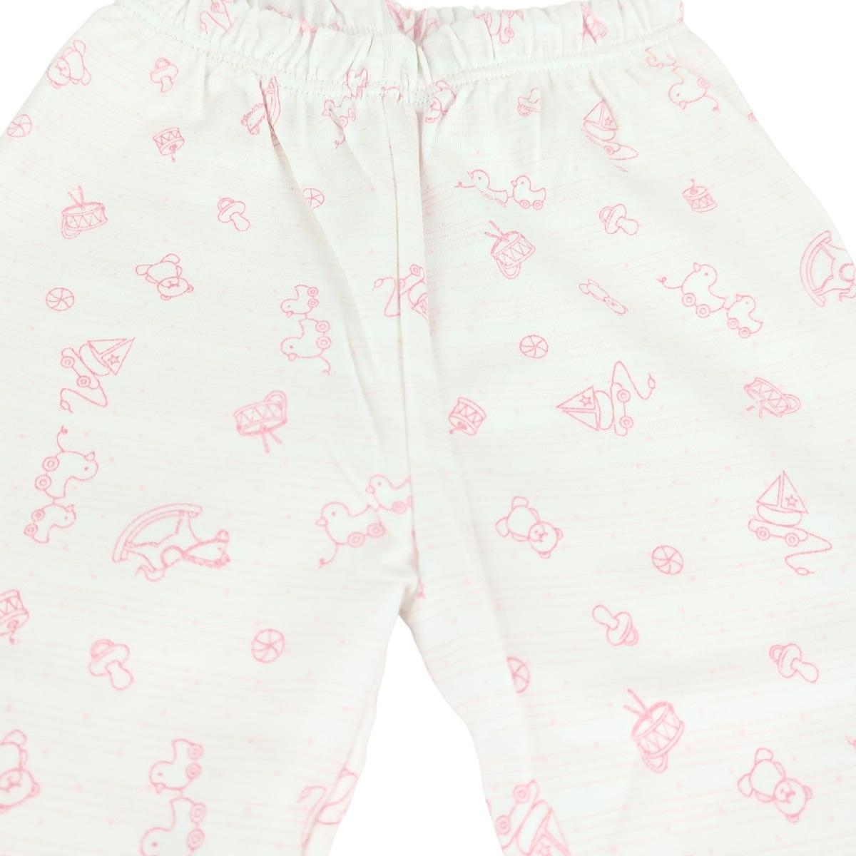 Pijama Bebe Niña - Algodon - Caballito y Patito