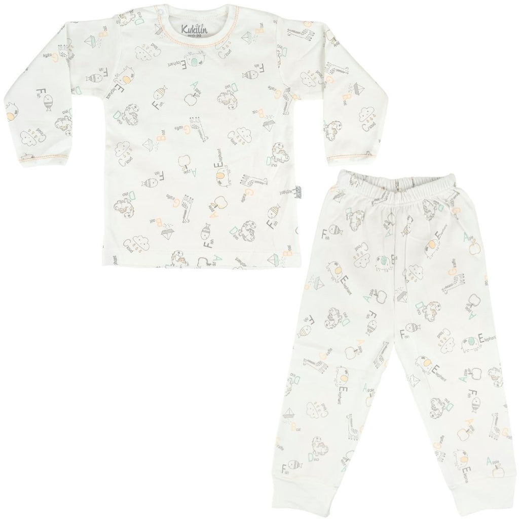 Pijama Bebe - Algodon - Abecedario