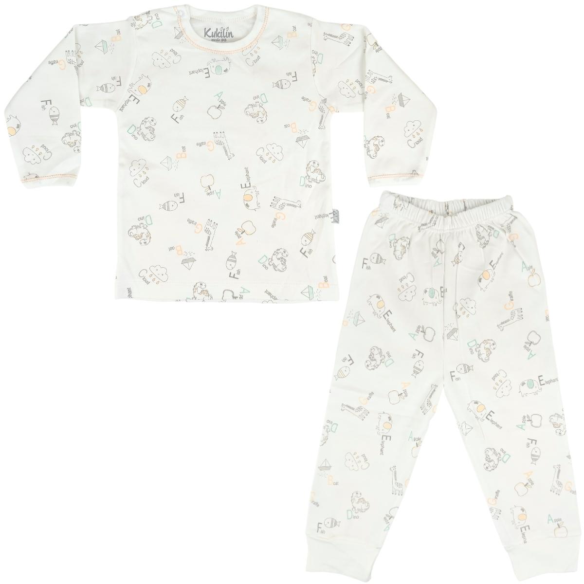 Pijama Bebe - Algodon - Abecedario