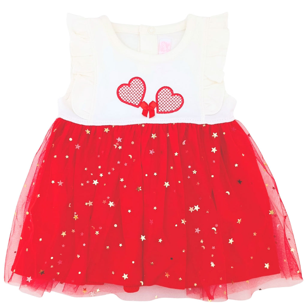 Vestido Corazones - Rojo