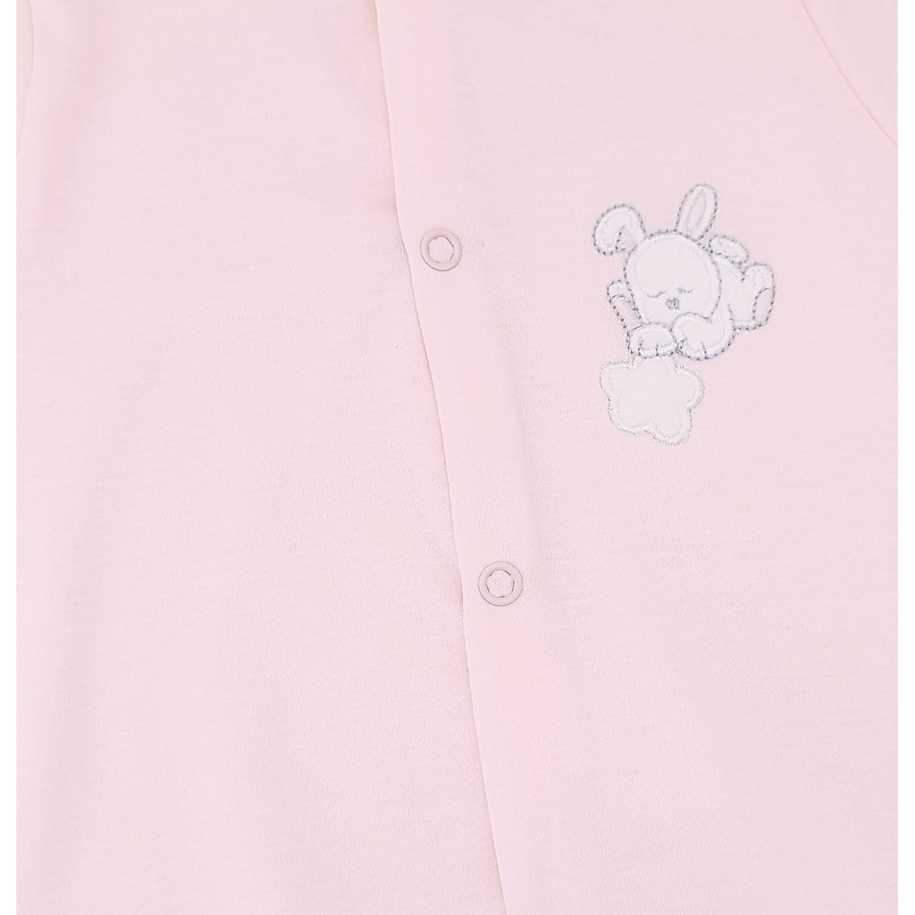 Enterizo Bebé Algodon Rosado - T0402