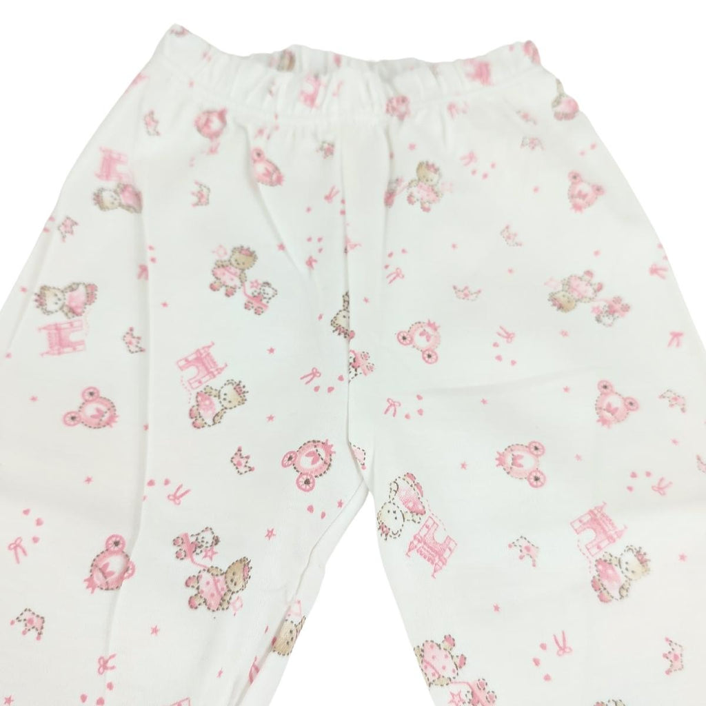 Pijama Bebe Niña - Algodon - Osita Castillo