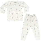 Pijama Bebe Niña - Algodon - Globo Oso Melon