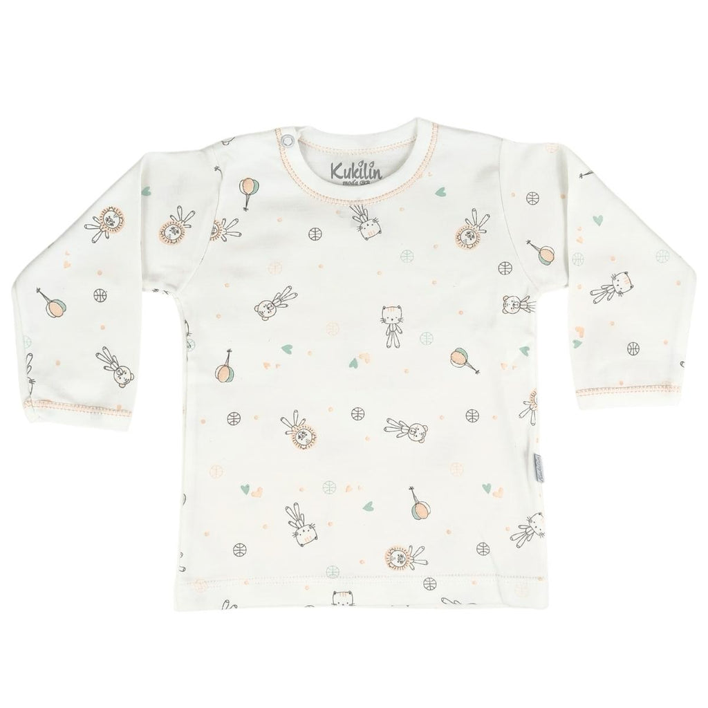 Pijama Bebe Niña - Algodon - Globo Oso Melon