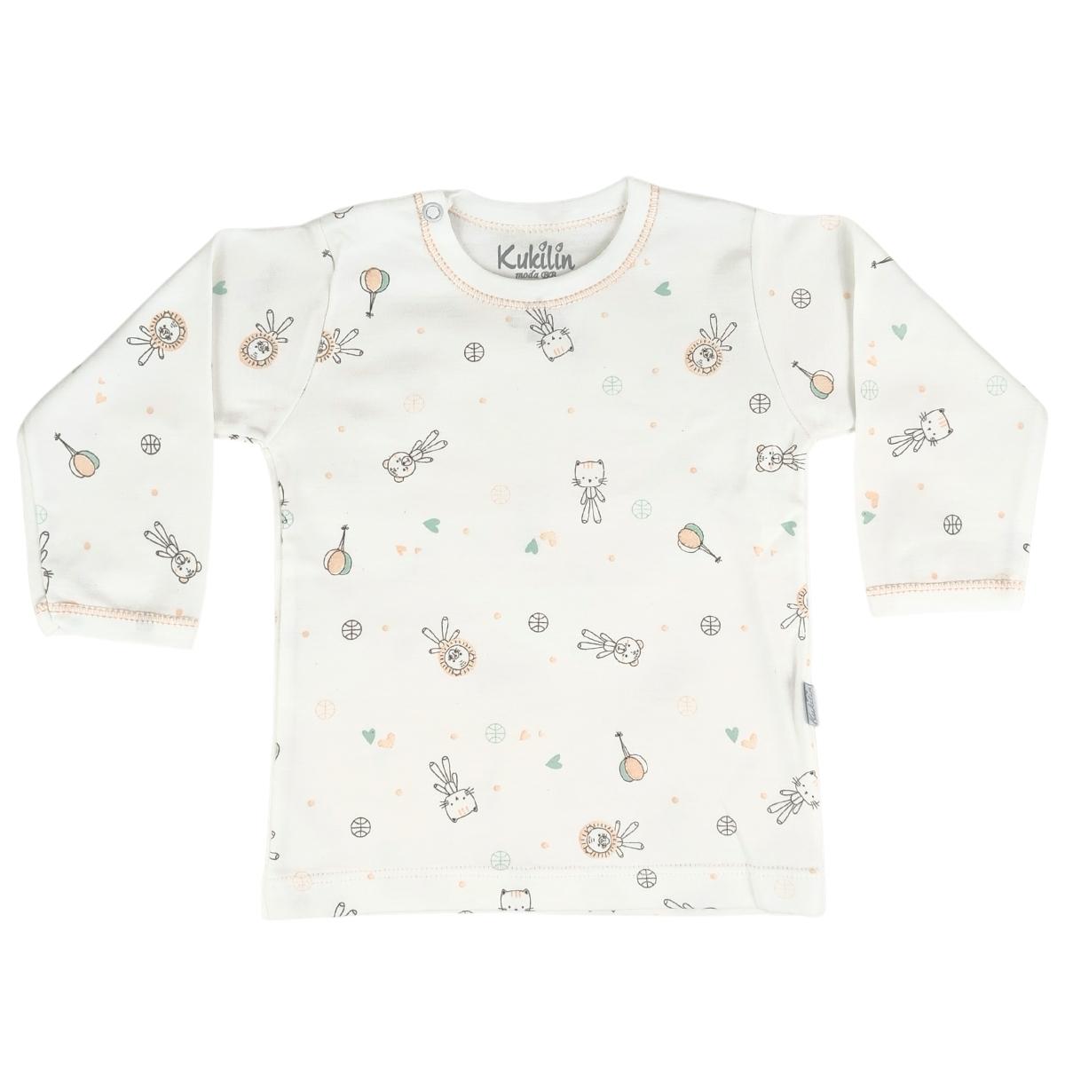 Pijama Bebe Niña - Algodon - Globo Oso Melon