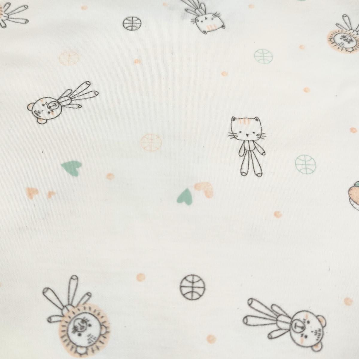 Pijama Bebe Niña - Algodon - Globo Oso Melon