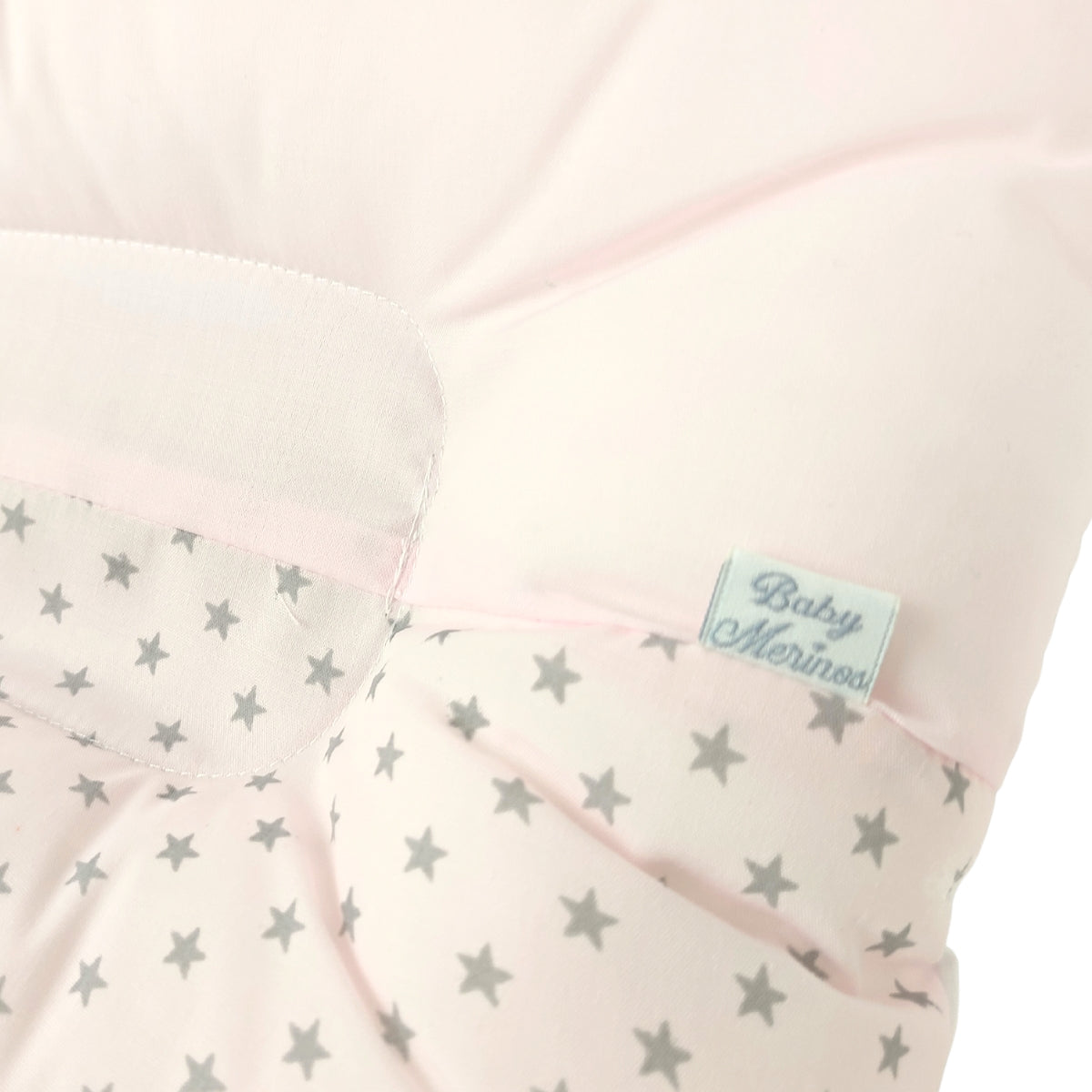Almohada Anti Cabeza Plana Estrellitas / Rosado