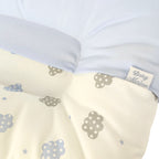 Almohada Anti Cabeza Plana Nubecitos / Celeste