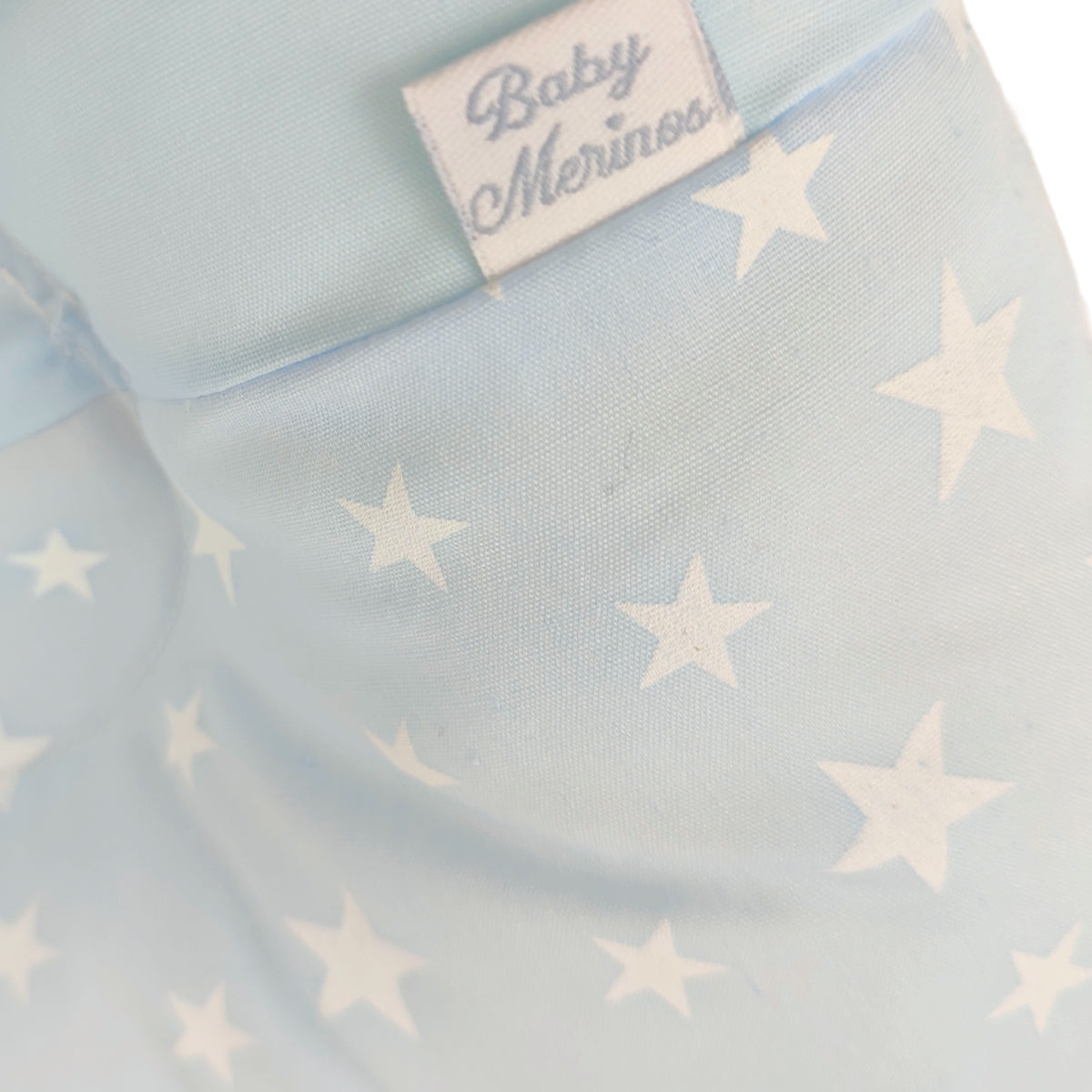 Almohada Anti Cabeza Plana Estrellas / Celeste