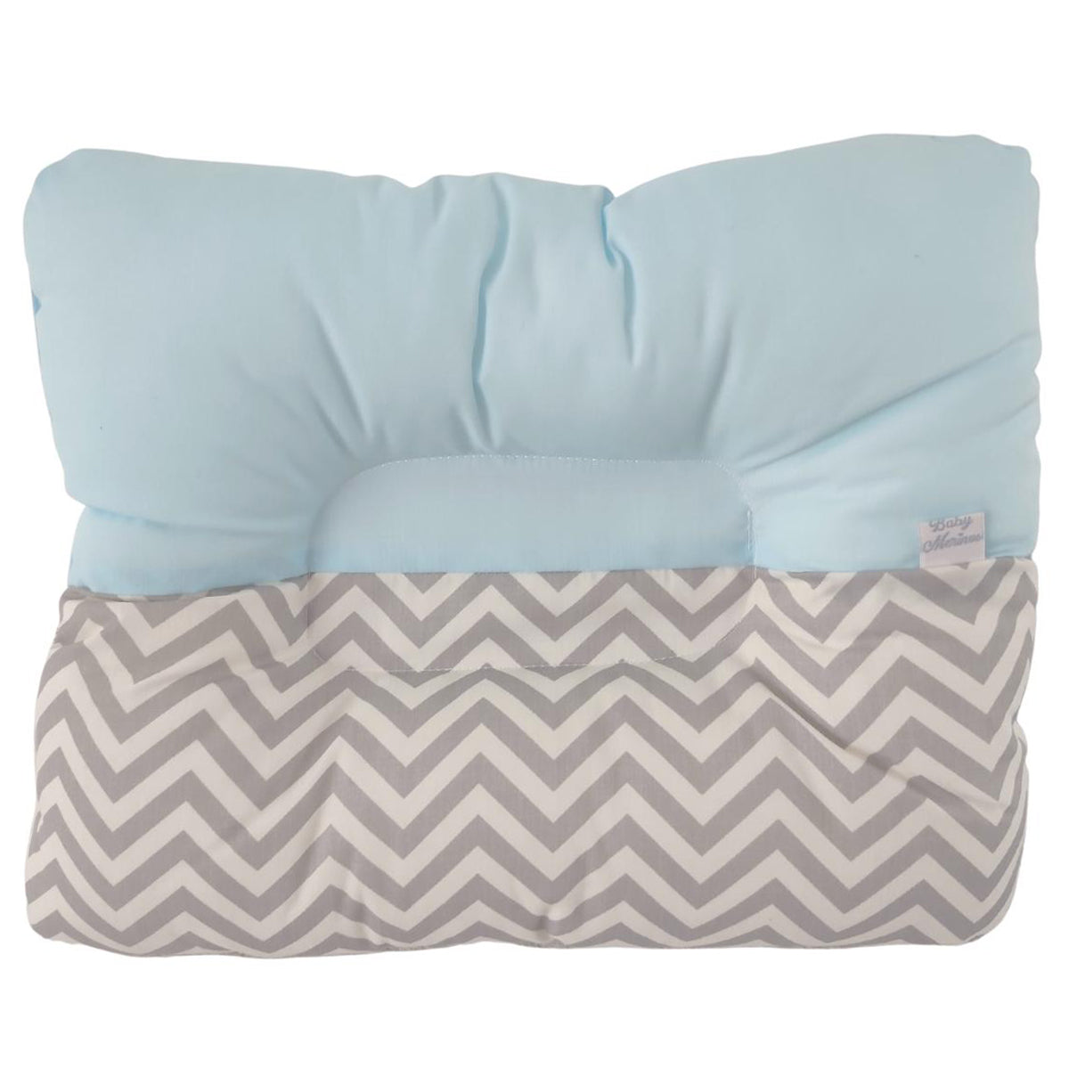 Almohada Anti Cabeza Plana Mar / Celeste