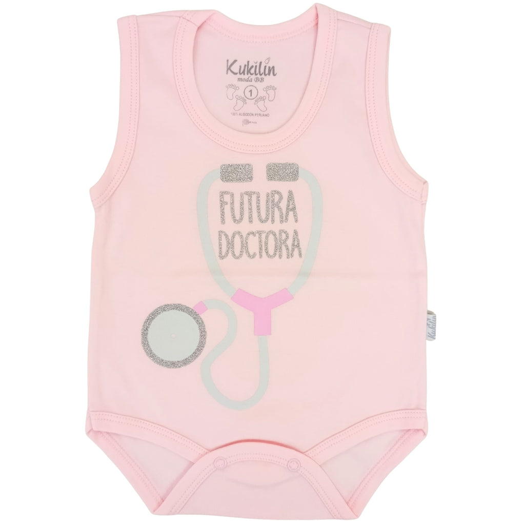 Body Bebé Sin Manga - Futura doctora - N145