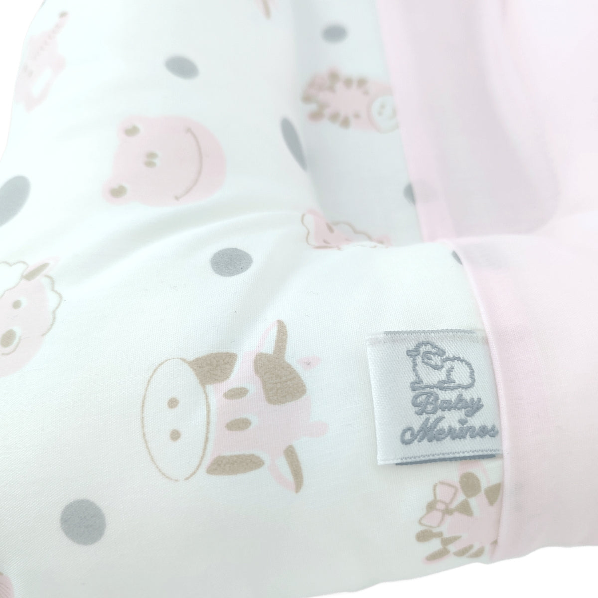 Almohada Anti Cabeza Plana Cabecitas / Rosado