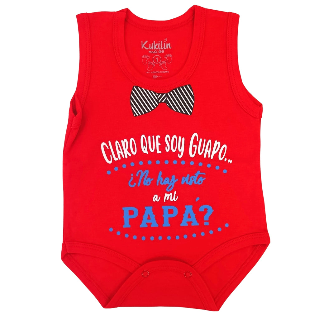 Body Bebé Sin Manga - Claro que soy guapo - N148