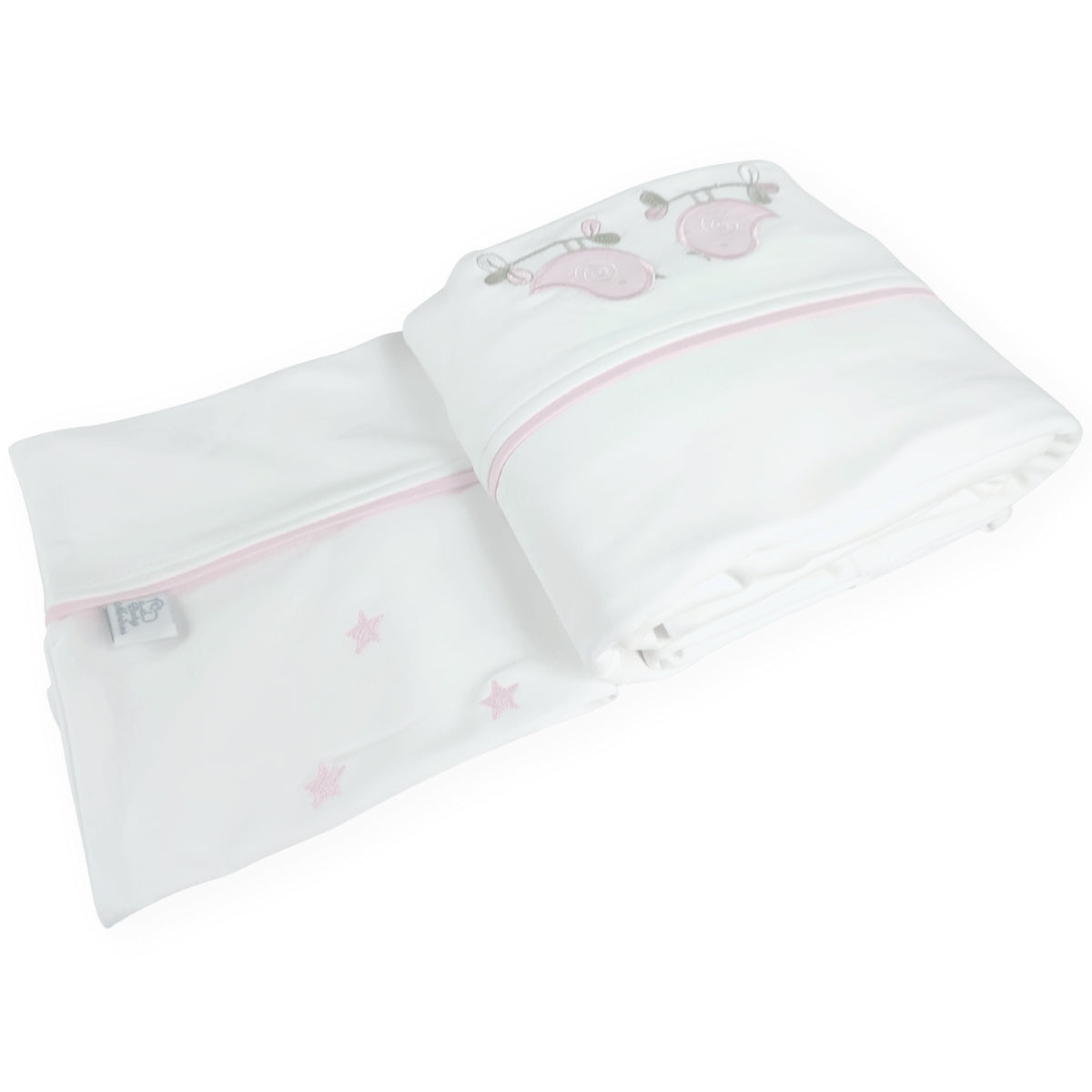 Juego de Sabanas 130 x 70 cm Niña - Aves - BRB