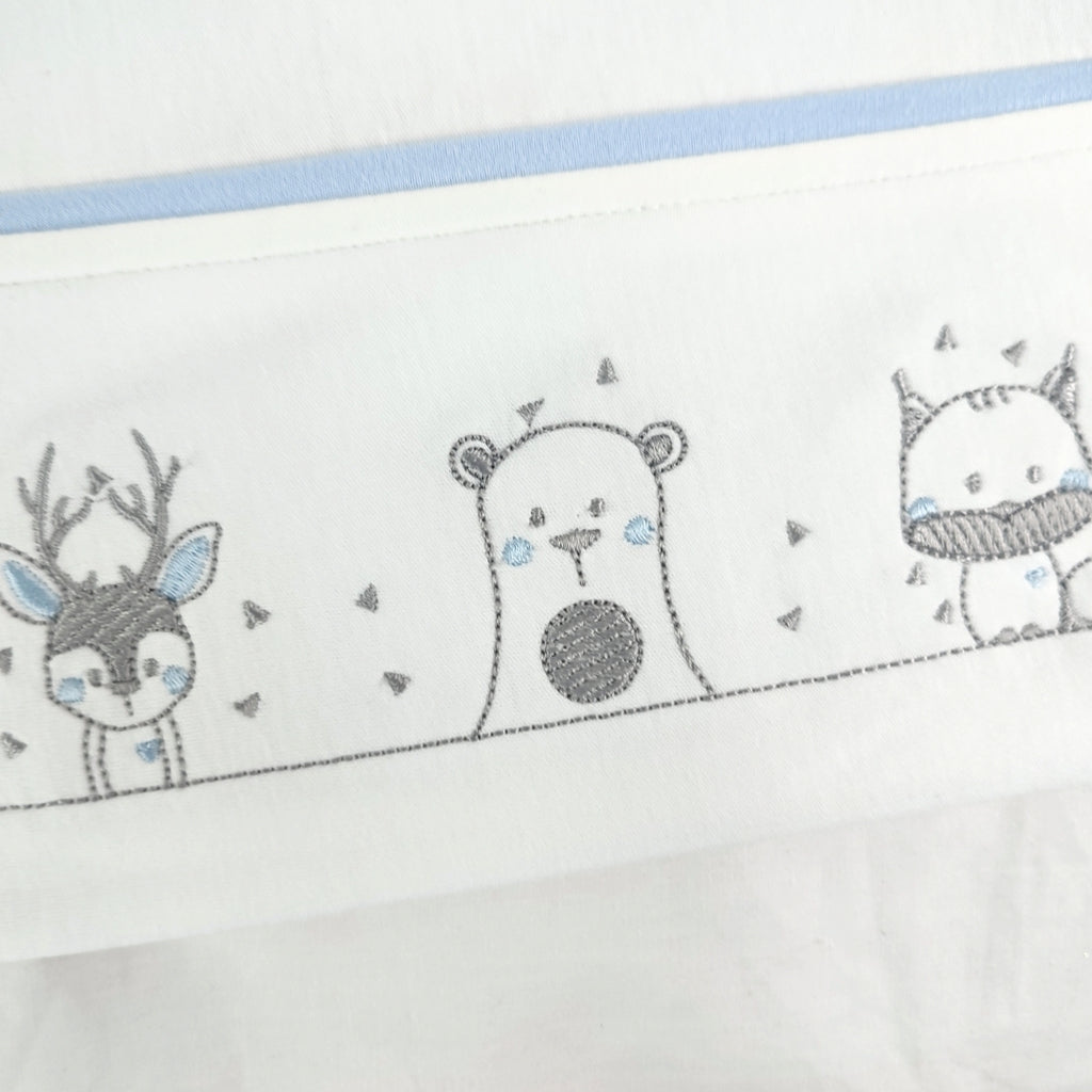 Juego de Sabanas 130 x 70 cm Niño - Amigos Invierno - BCB