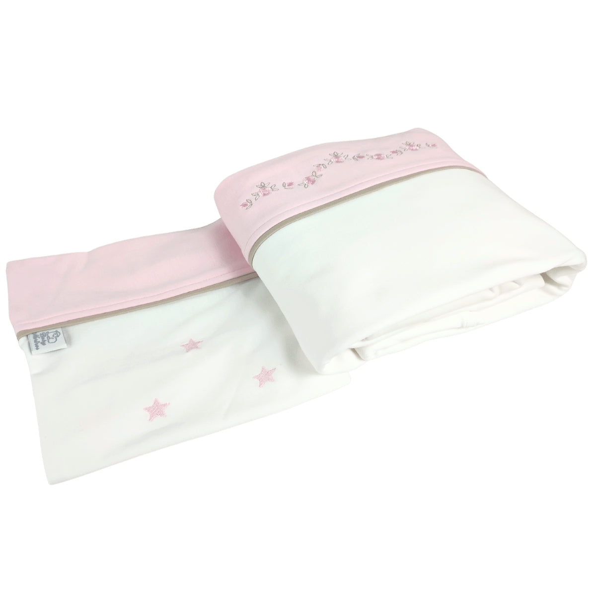 Juego de Sabanas 130 x 70 cm Niña - Flores - BDR