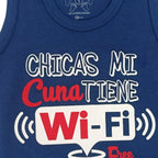 Body Bebé Sin Manga - Mi cuna tiene wifi - N151
