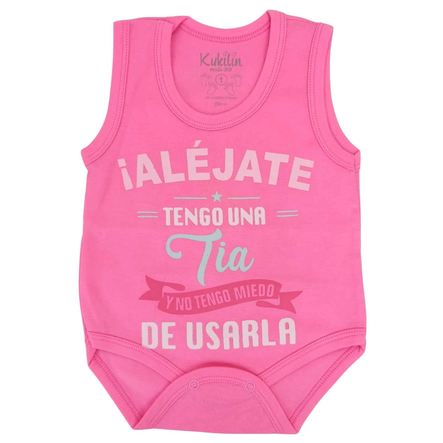 Body Bebé Sin Manga - Tengo una tia - N157