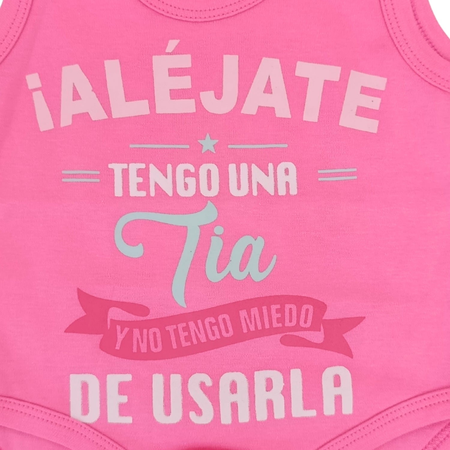 Body Bebé Sin Manga - Tengo una tia - N157