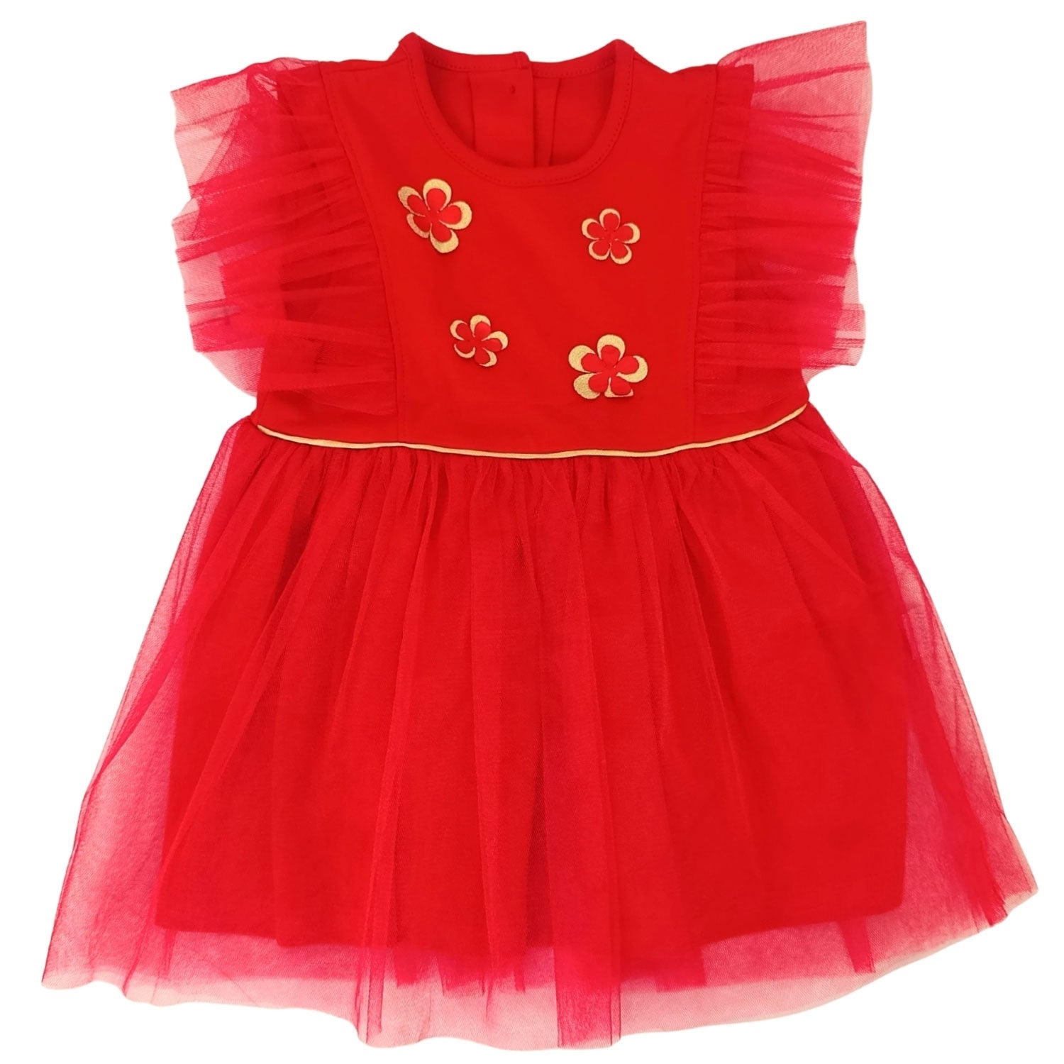 Vestido de Gala Flor de Pasión – Rojo Festivo