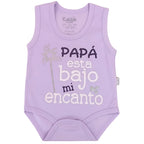 Body Bebé Sin Manga - Papa esta bajo mi encanto - N166