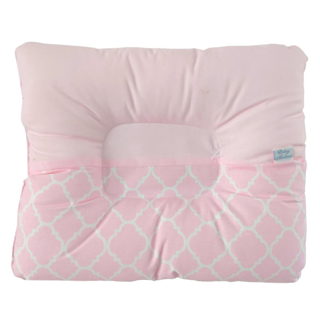 Almohada Anti Cabeza Plana Rombo / Rosado