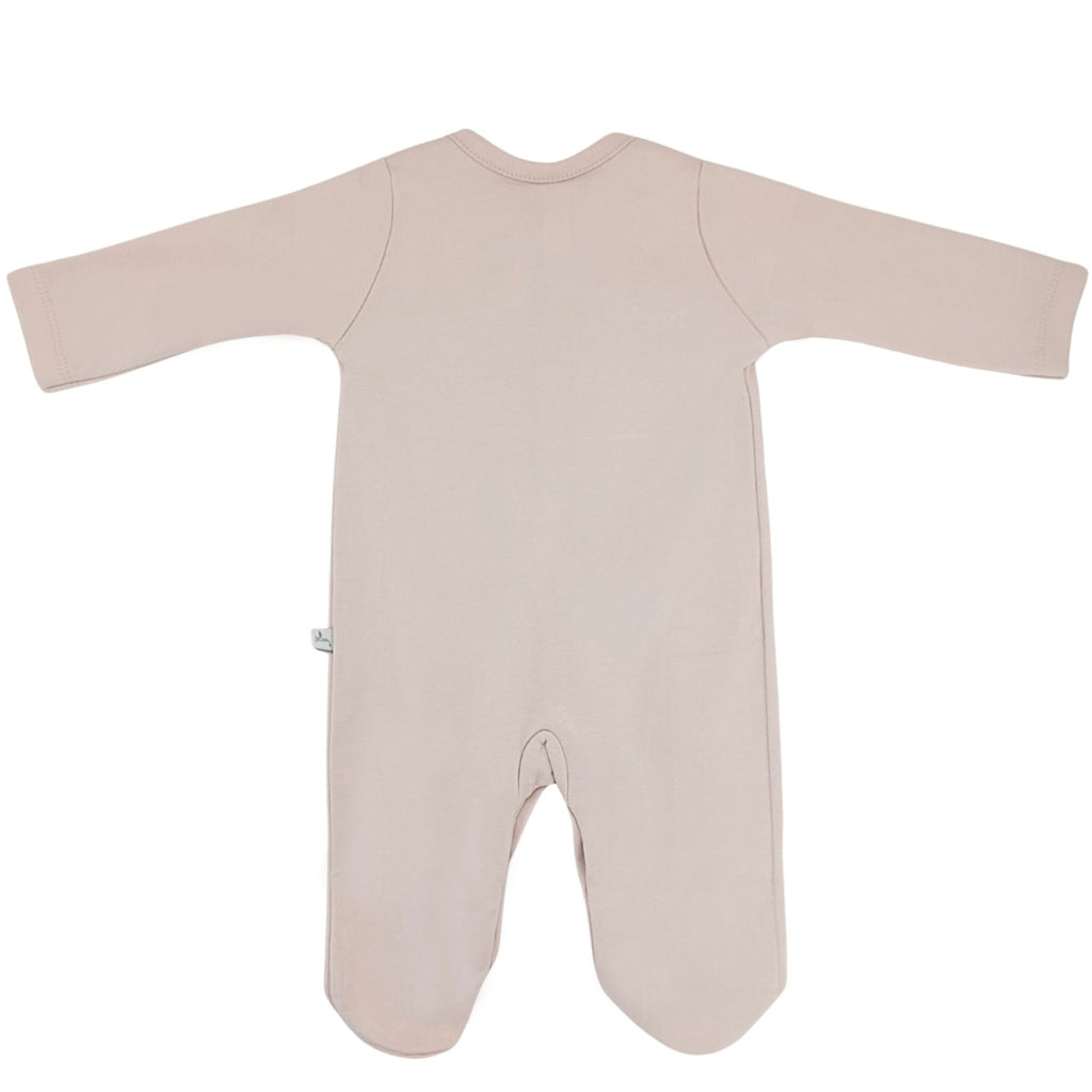 Enterizo Bebé Algodon Beige - T0402