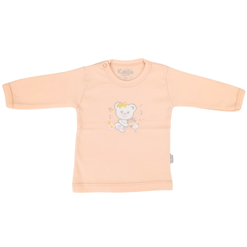Polo Bebé Manga Larga en Algodón - N175