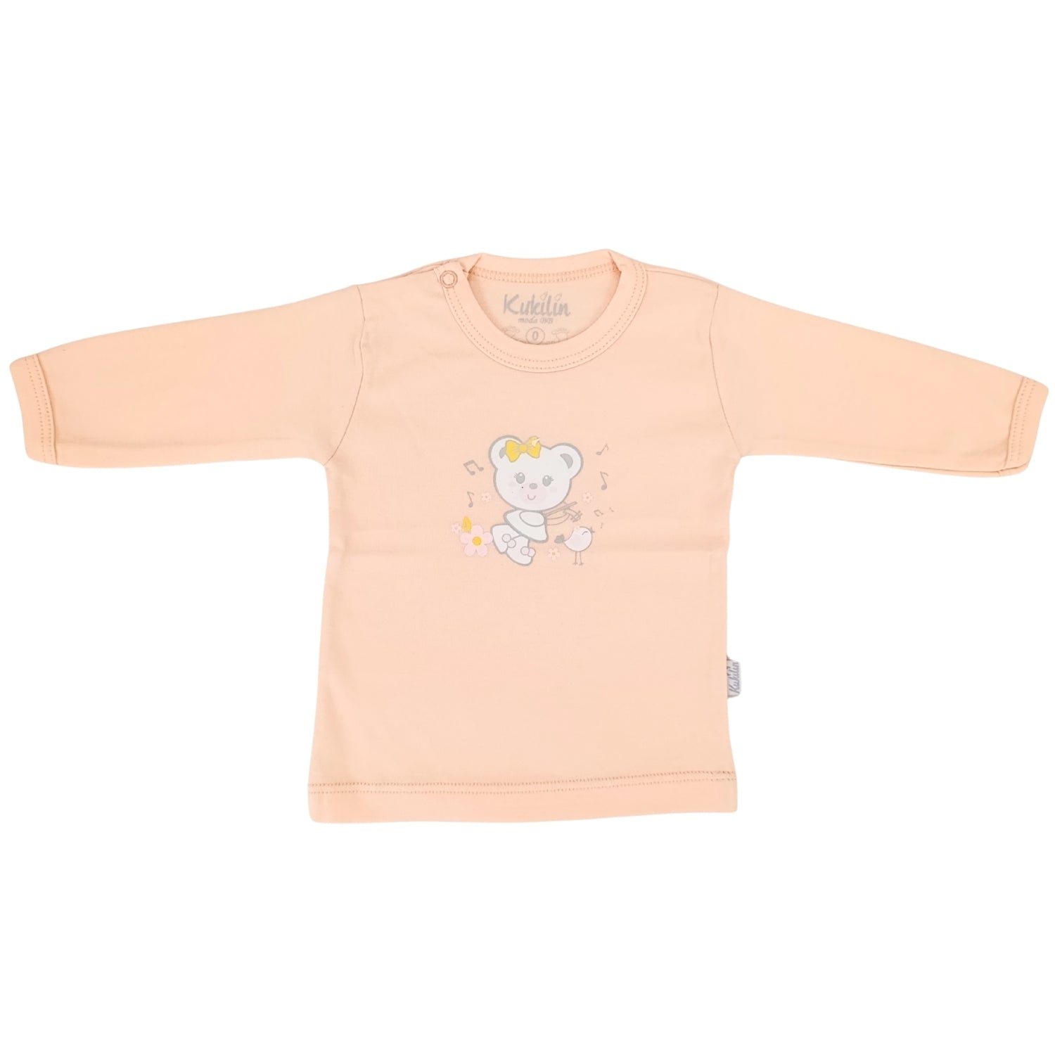 Polo Bebé Manga Larga en Algodón - N175