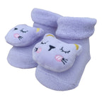 Medias Sonajeras - Gatita - Morado