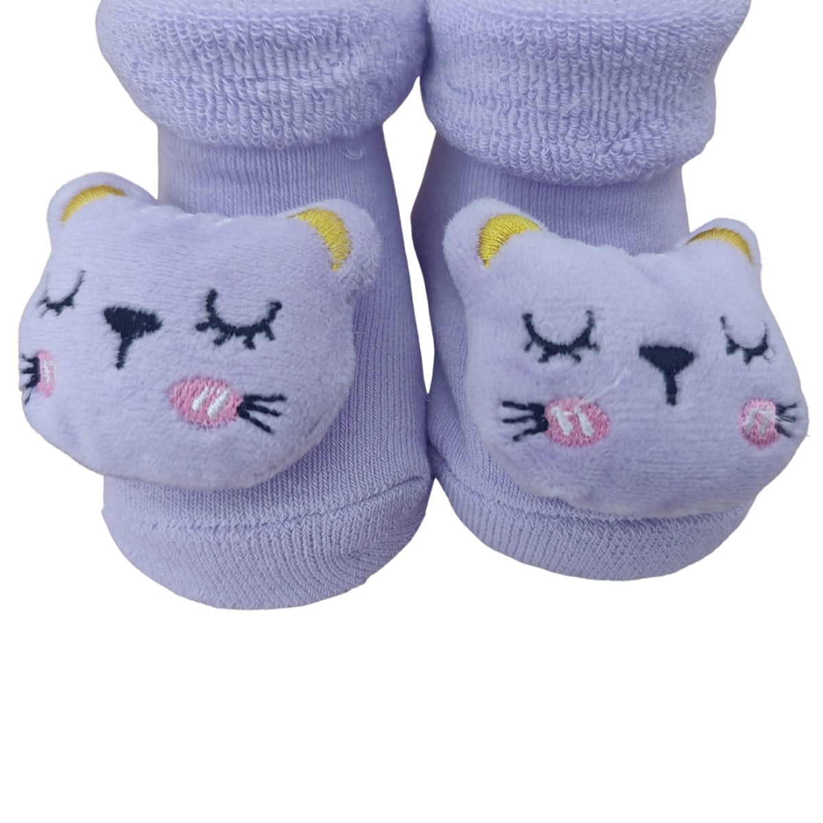 Medias Sonajeras - Gatita - Morado