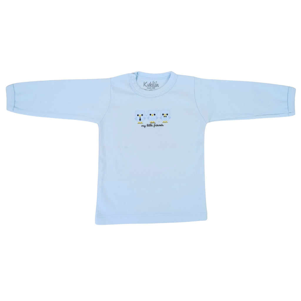 Polo Bebé Manga Larga en Algodón - N193