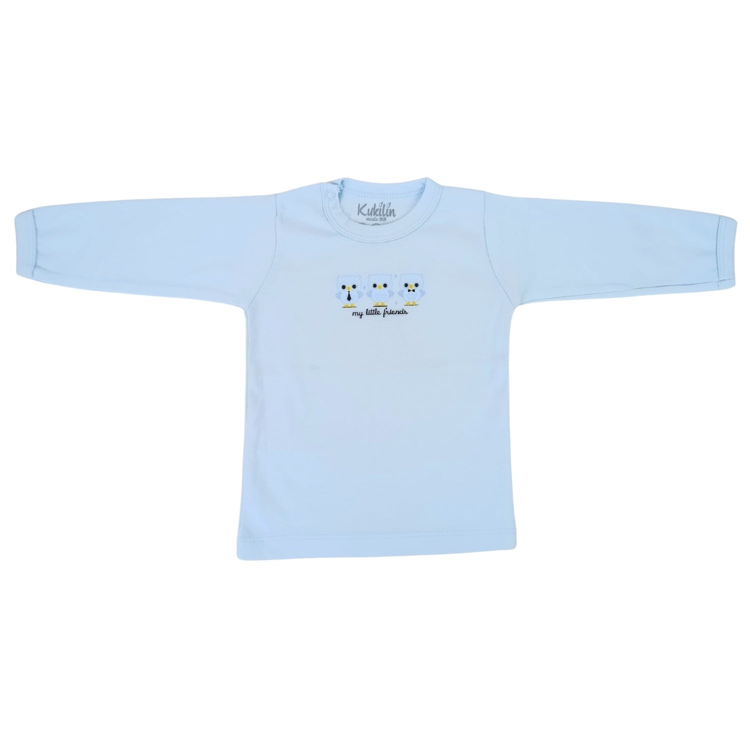 Polo Bebé Manga Larga en Algodón - N193