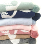 Colcha Hilo Tacto Estrella - Azul AB