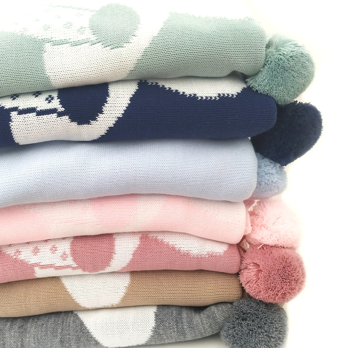 Colcha Hilo Tacto Estrella - Azul AB