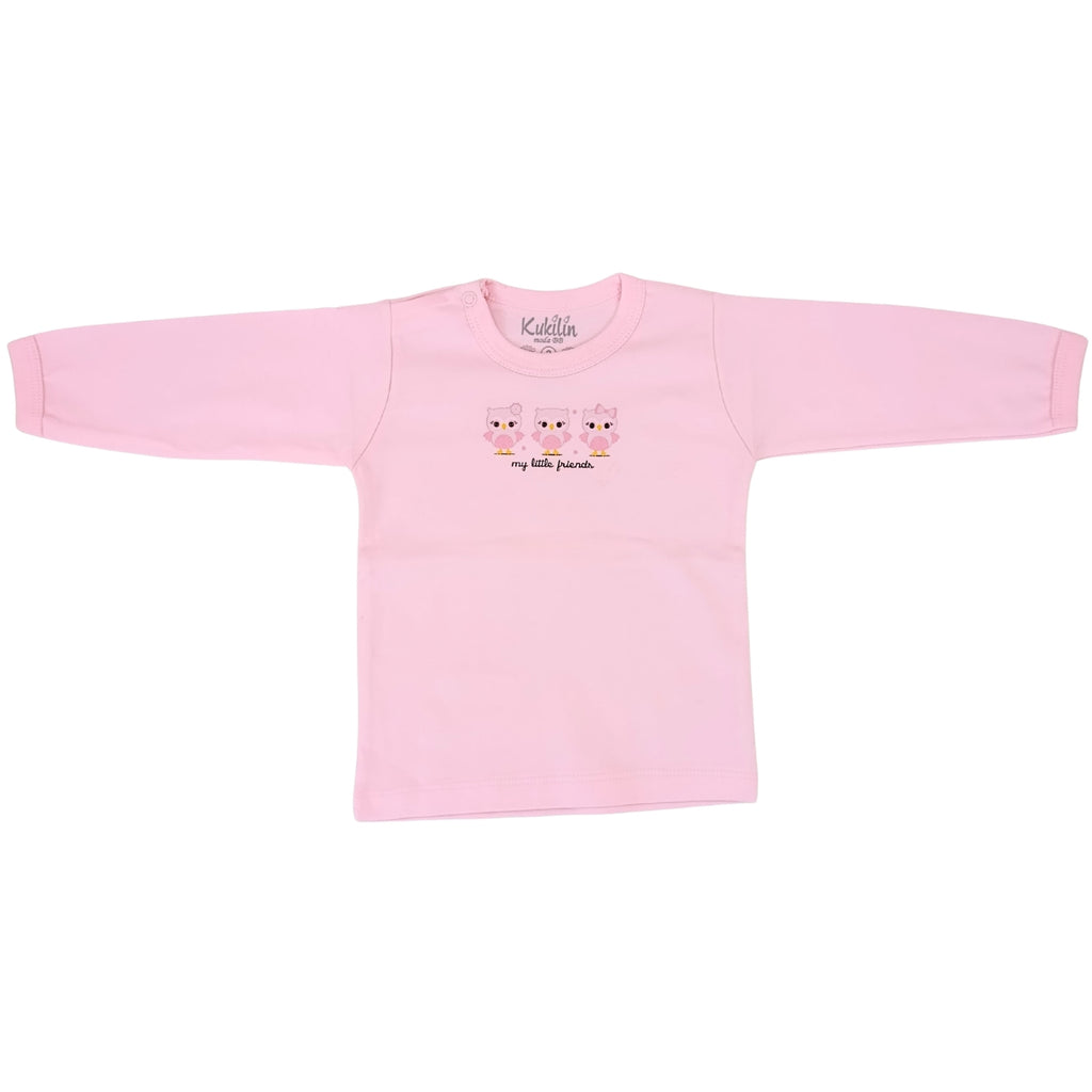 Polo Bebé Manga Larga en Algodón - N195