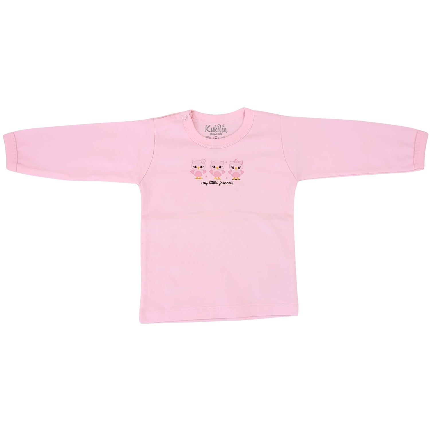 Polo Bebé Manga Larga en Algodón - N195