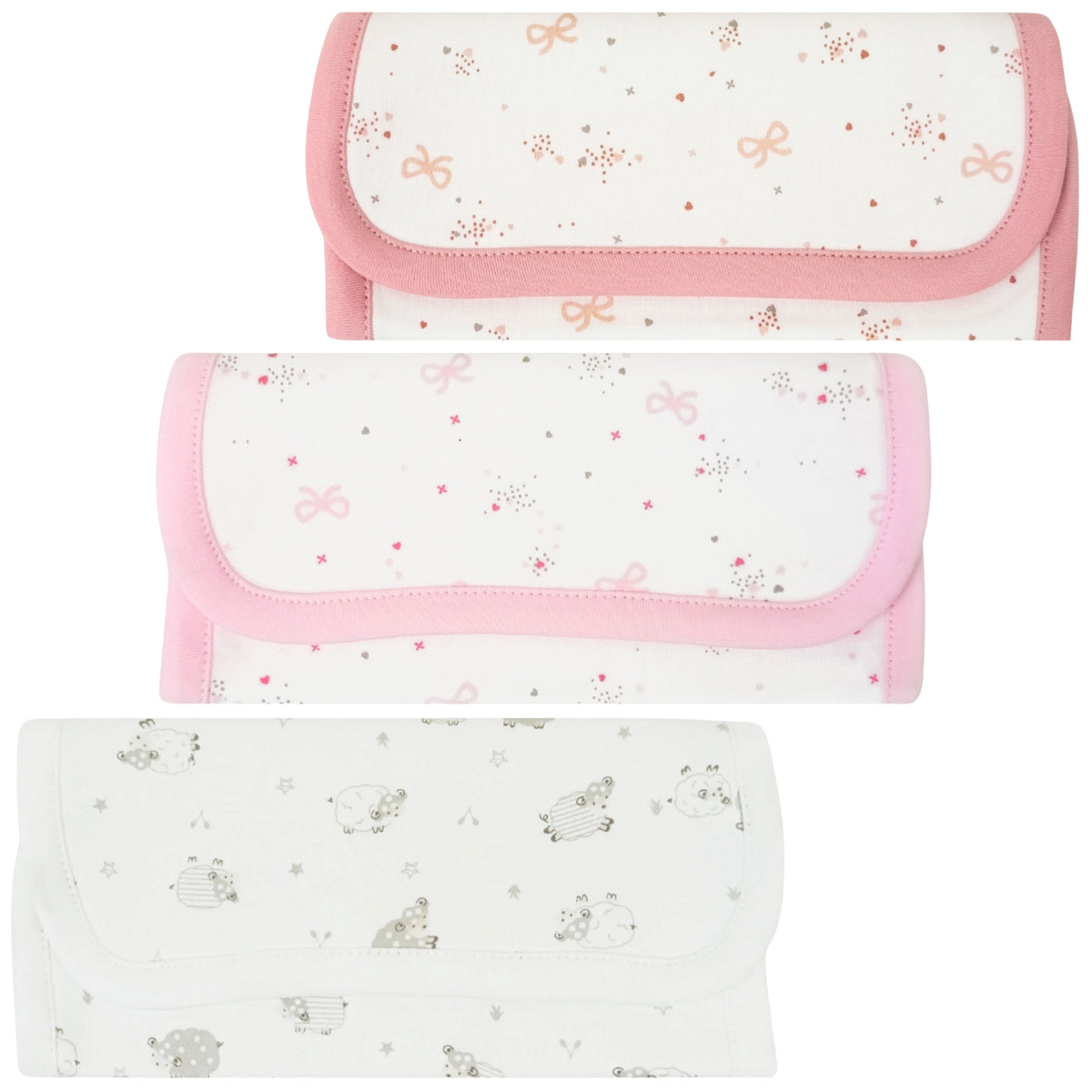 Pack de 3 Babitas en algodón - Niña N1309