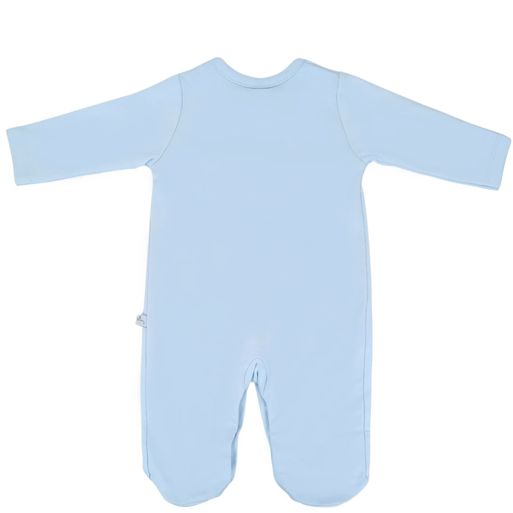 Enterizo Bebé Algodon Celeste - T0402