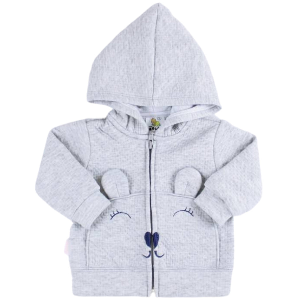 Conjunto Algodon Jacquard - Lucia - 3 piezas - Gris