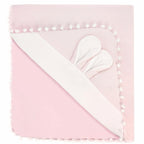 Colcha bebé acolchada - Orejitas - Rosado