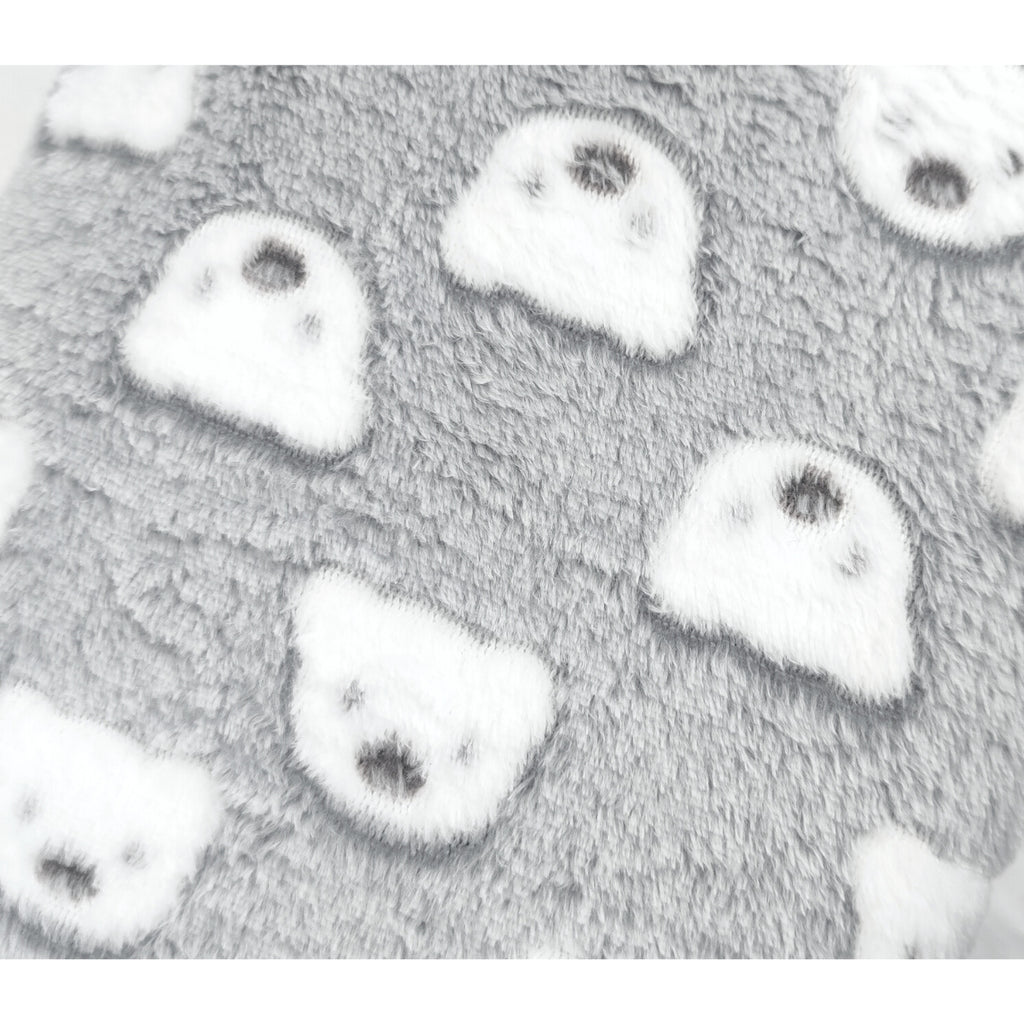 Colcha Bebe Felpa - Ositos - Gris