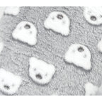 Colcha Bebe Felpa - Ositos - Gris