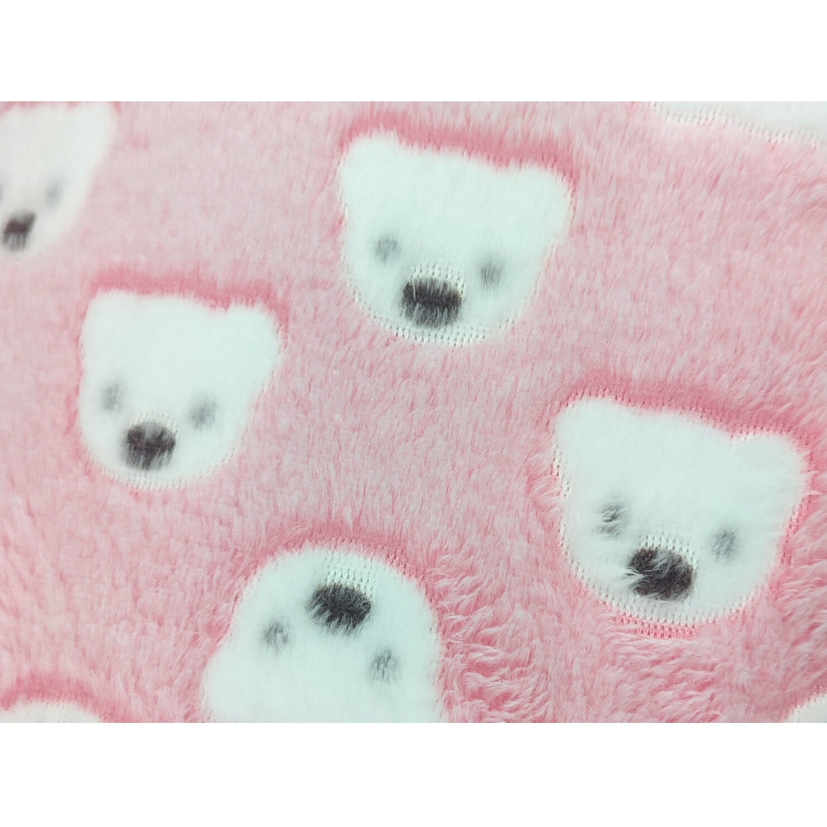 Manta Felpa Bebé - Ositas - Rosado